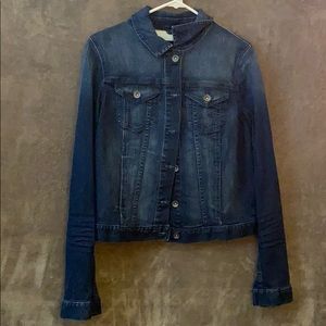 Dark blue jean jacket
